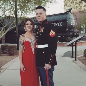 Floor length formal gown